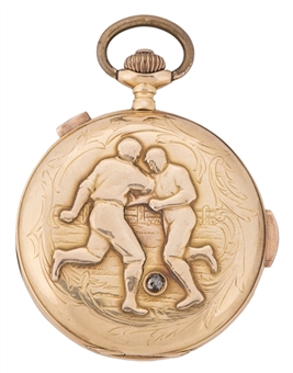1930 World Cup Champion Pocket Watch Presented to Jose Nasazzi 